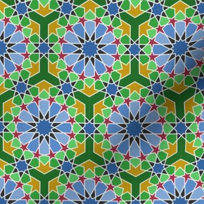 Geometric Pattern: Arabic Tiles: Morocco