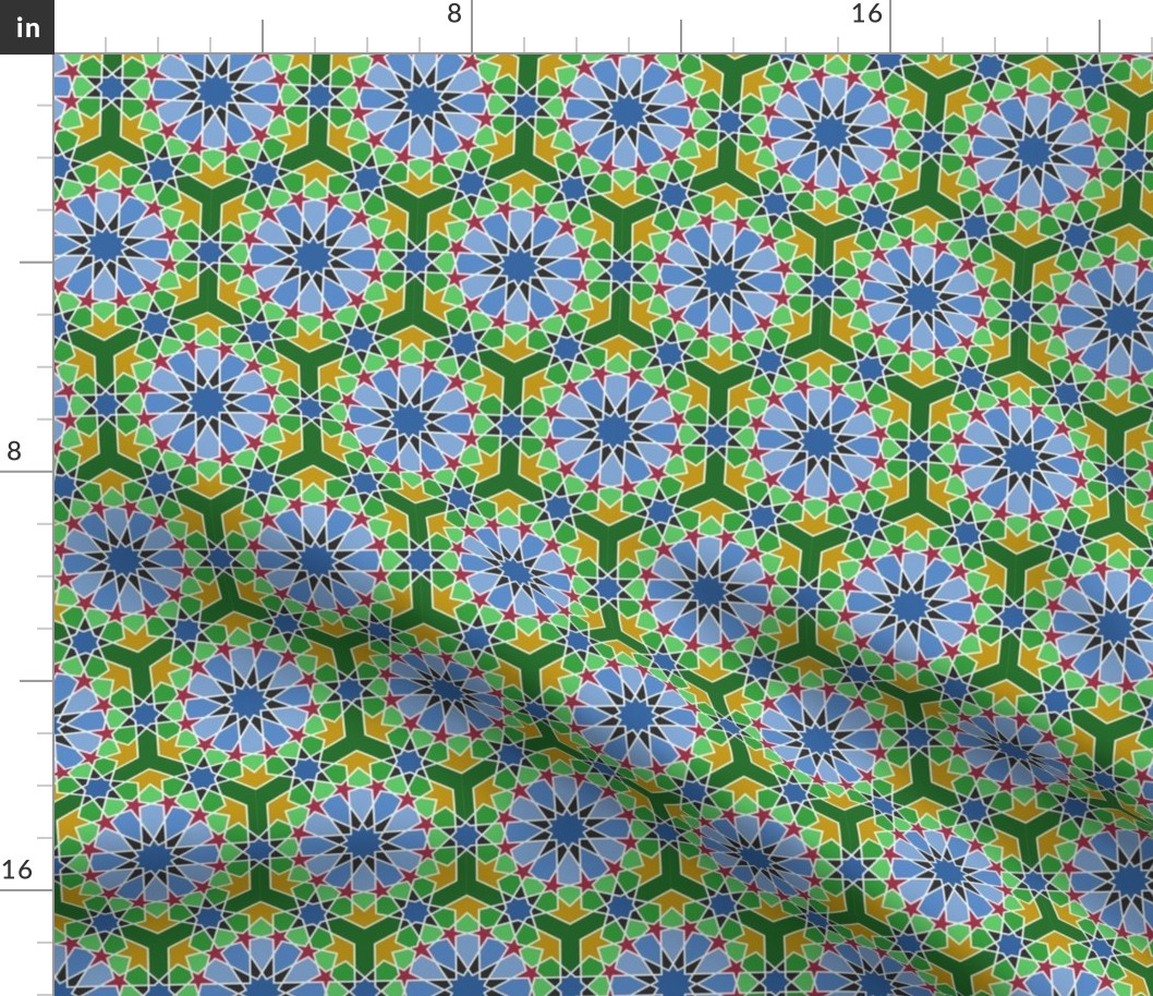 Geometric Pattern: Arabic Tiles: Morocco