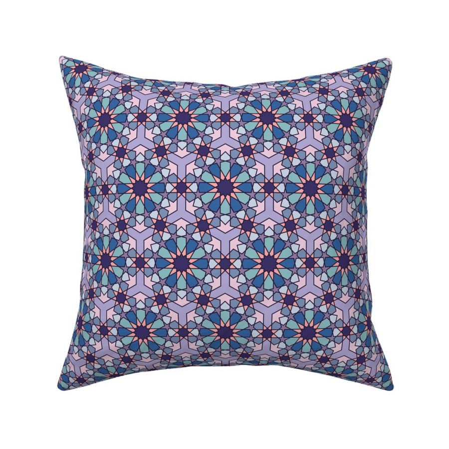 Geometric Pattern: Arabic Tiles: Iris