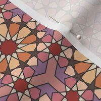 Geometric Pattern: Arabic Tiles: Autumn
