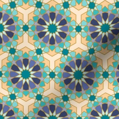 Geometric Pattern: Arabic Tiles: Dream
