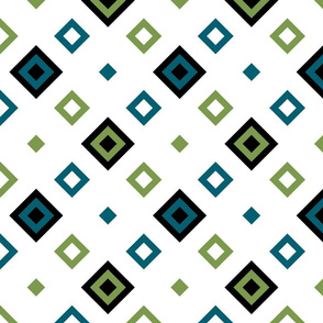 Geometric green_blue_white 068