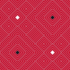 Geometric red_white 083