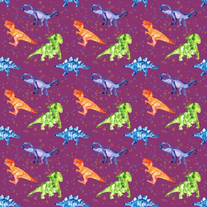 Dinosaur Party- Purple