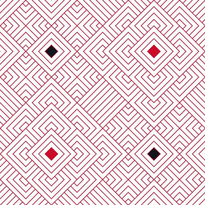 Geometric red_white 084