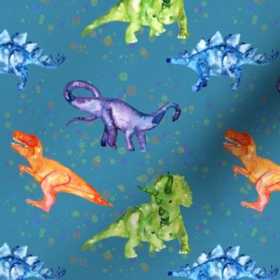 Dinosaur Party- Blue