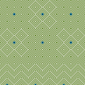Geometric green_blue_white 064