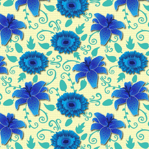 Blue Chintz