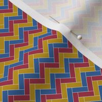 Geometric Pattern: Herringbone: Summer