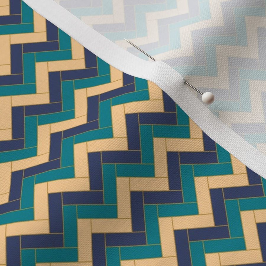 Geometric Pattern: Herringbone: Dream