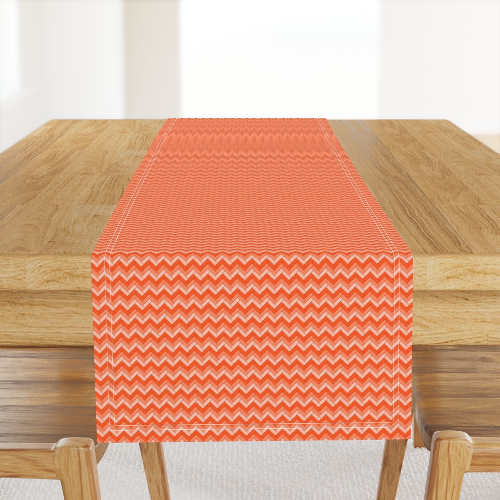 Geometric Pattern: Herringbone: Orange