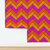 Geometric Pattern: Herringbone: Pop