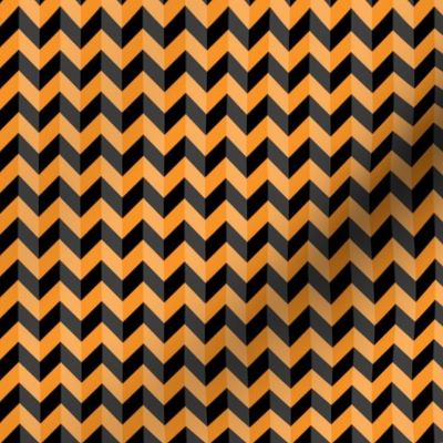 Geometric Pattern: Chevron: Dark/Orange