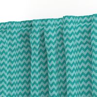 Geometric Pattern: Chevron: Mint