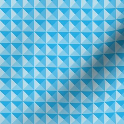 Geometric Pattern: Pyramid: Light/Blue