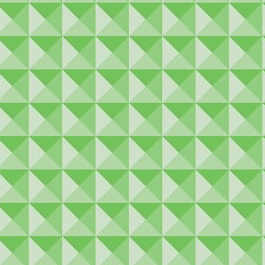 Geometric Pattern: Pyramid: Light/Green