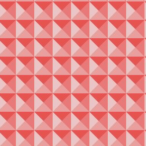 Geometric Pattern: Pyramid: Light/Red