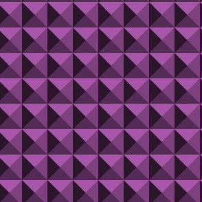 Geometric Pattern: Pyramid: Dark/Purple