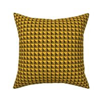 Geometric Pattern: Pyramid: Dark/Yellow