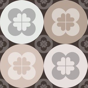 Geometric Pattern: Circle Flower: Pinecone