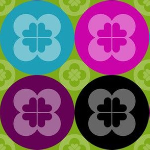 Geometric Pattern: Circle Flower: Spring