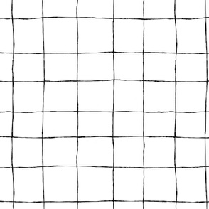 Casual grid-black line on white