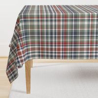 Christmas Plaid//Green Blue Red - Large