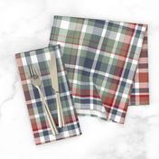 Christmas Plaid//Green Blue Red - Large