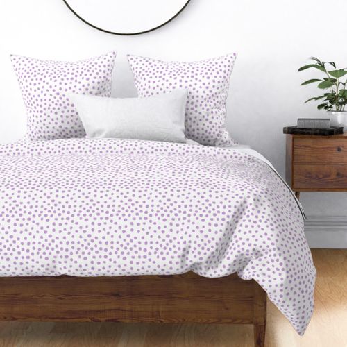 nursery dots fabric - dots painted dot spots painterly abstract nursery baby lavender