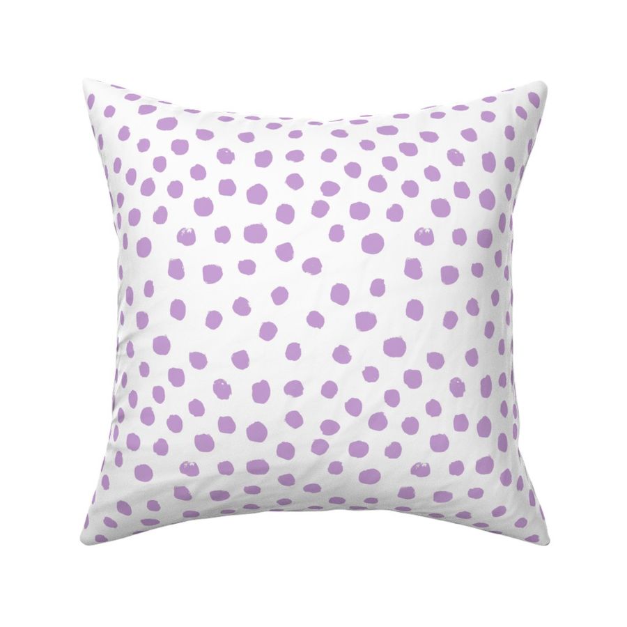 nursery dots fabric - dots painted dot spots painterly abstract nursery baby lavender