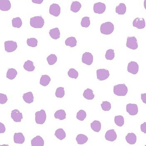 nursery dots fabric - dots painted dot spots painterly abstract nursery baby lavender