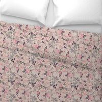 Vintage Chintz Rose Pattern