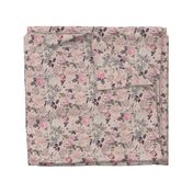 Vintage Chintz Rose Pattern