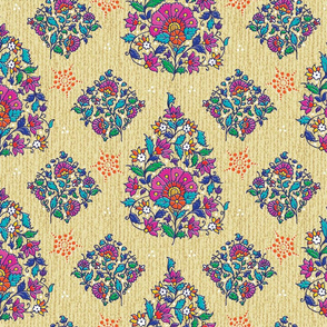 Indian Chintz-Cream