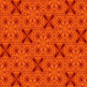 Quilting in Orange Design No 12