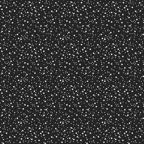 Dots on Mindshaft Gray | Small Grey polkadots | Renee Davis