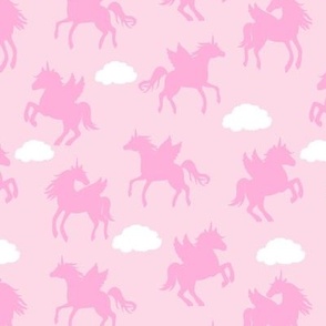 Pegacorn Silhouettes Pink