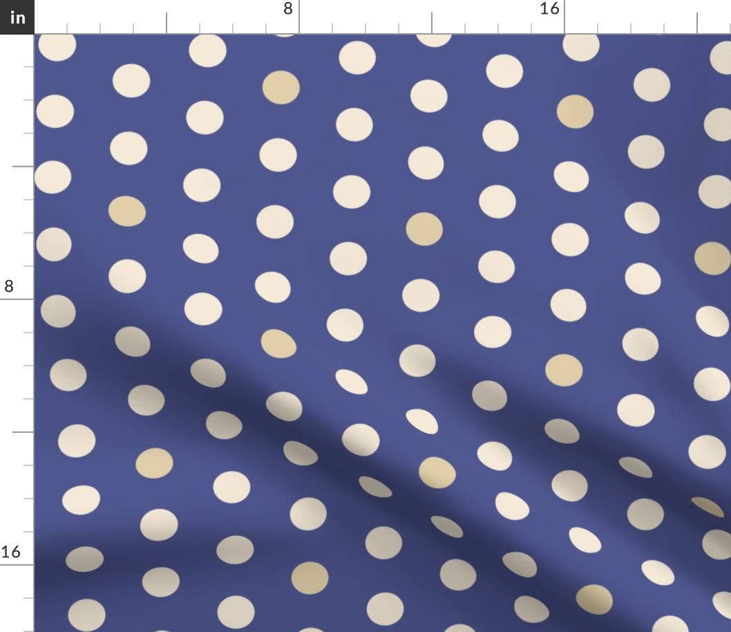 Polka Dot Fade, Navy