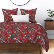 Indian Chintz {Red}