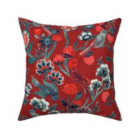 Indian Chintz {Red}