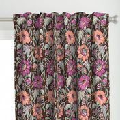 vintage floral Jacobean chintz