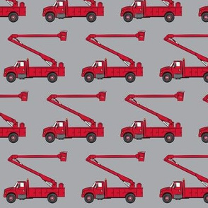 bucket trucks - red - LAD19