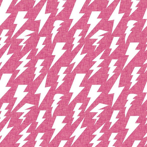 magenta lightning bolts