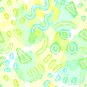 Water Doodles Kiwi Lime