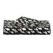 lightning bolt black linen