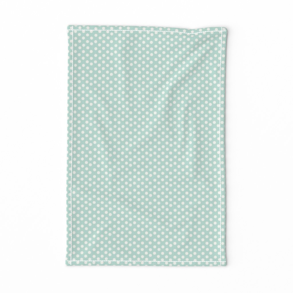 Pretty Polka Dots in Mint