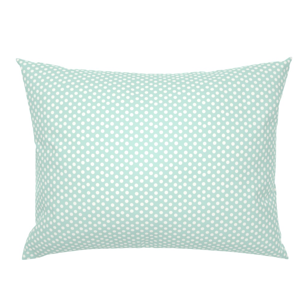 Pretty Polka Dots in Mint