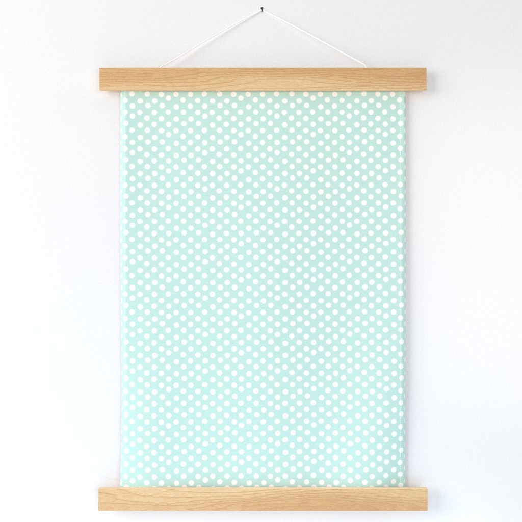 Pretty Polka Dots in Mint