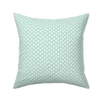 Pretty Polka Dots in Mint