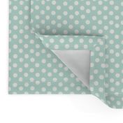 Pretty Polka Dots in Mint